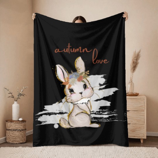 Leaf Autumn Tree Orange Fall Leaves Season Throw Blankets