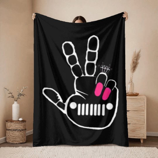 Jeep Wave, I'm Taken Throw Blankets