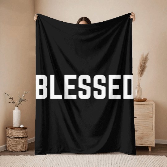 Blessed Throw Blankets