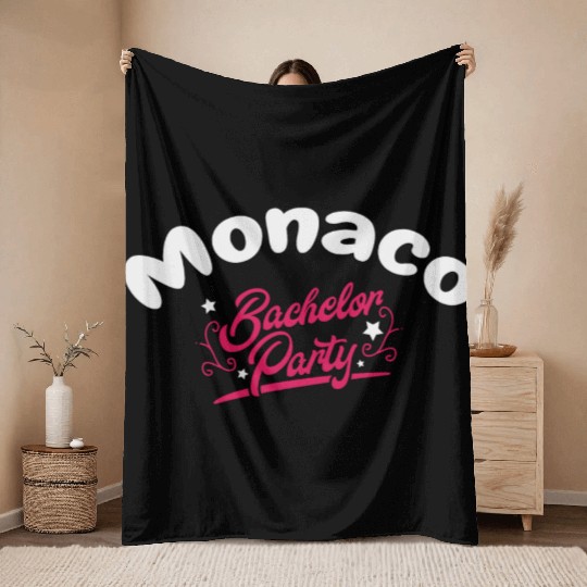 Bachelor Party Throw Blankets Monaco Pre Wedding