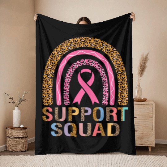 SUPPORT SQUAD Throw Blankets