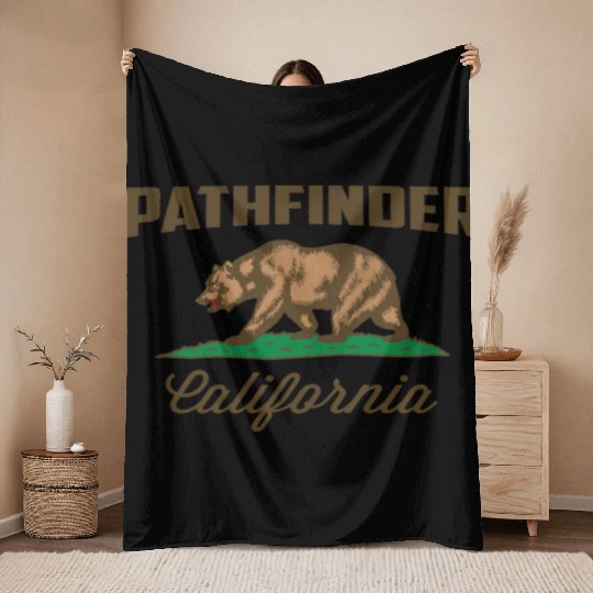 Adventist Pathfinder California Throw Blankets