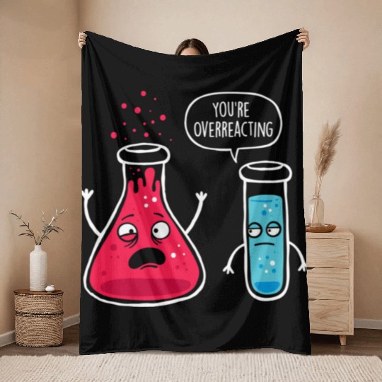 Earth Day Science Throw Blankets