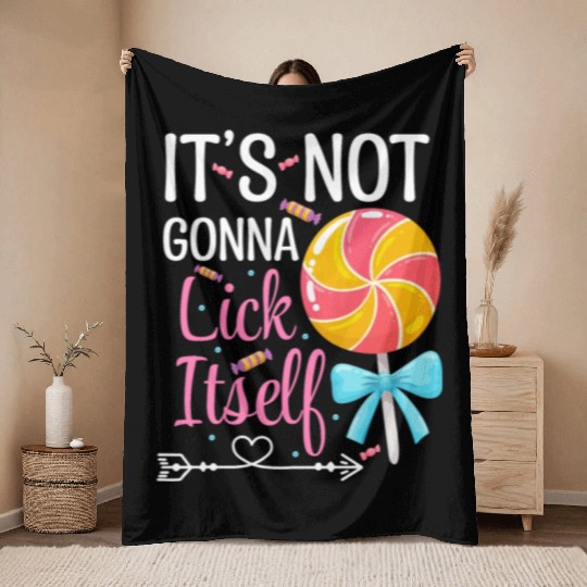 Sweet Gummy Bear Pastry Dessert Throw Blankets