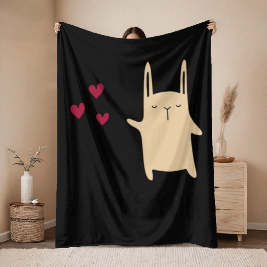 i love you Throw Blankets