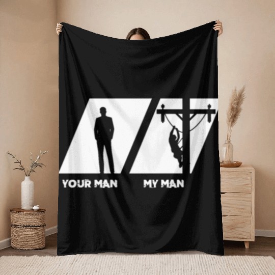 Your Man My Man, Lineman Throw Blankets