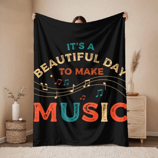 Music Teacher Musician Singer Music Lover Throw Blankets