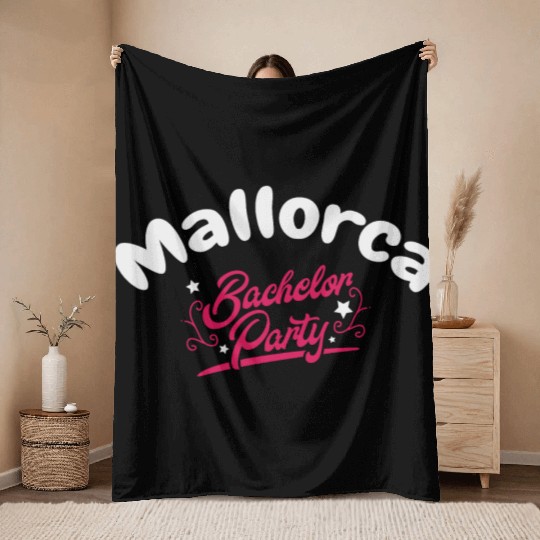 Bachelor Party Throw Blankets Mallorca Pre Wedding