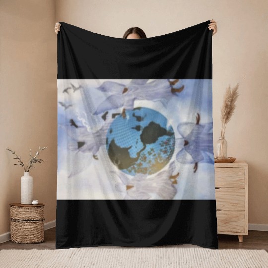 Blue Mountain Throw Blankets