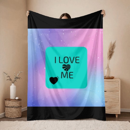 I love me Throw Blankets