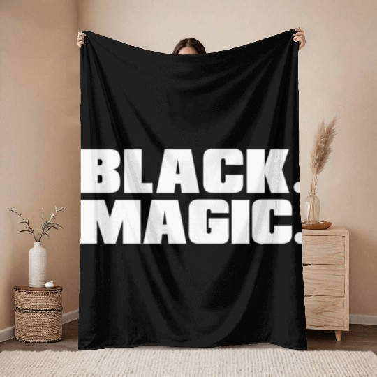 black magic 05 Throw Blankets