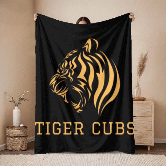Tiger Cubs mens Throw Blankets best Quality