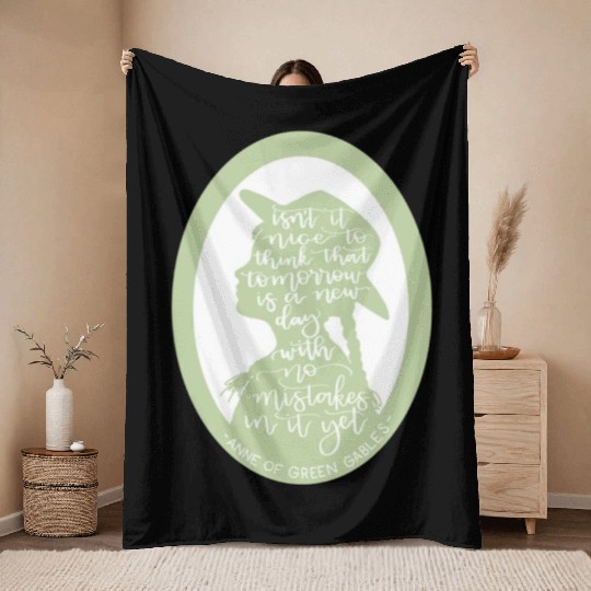 Anne of Green Gables Quote Throw Blankets