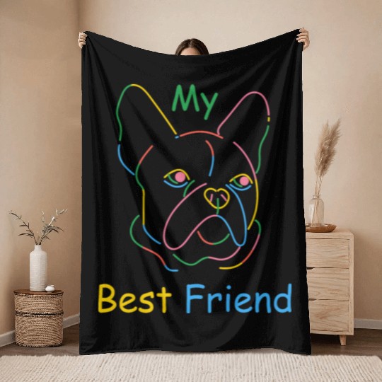 Dog lovers Throw Blankets