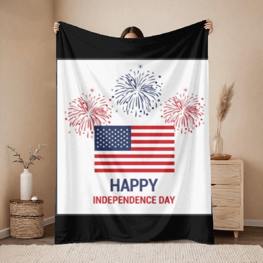 American Flag Throw Blankets: USA Patriotic For US Men