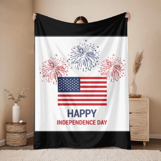 American Flag Throw Blankets: USA Patriotic For US Men