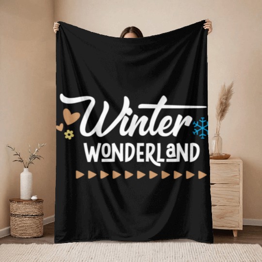 Winter Wonderland Throw Blankets
