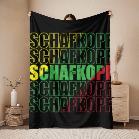 Schafkopf Card Game playing Card Hobby Throw Blankets
