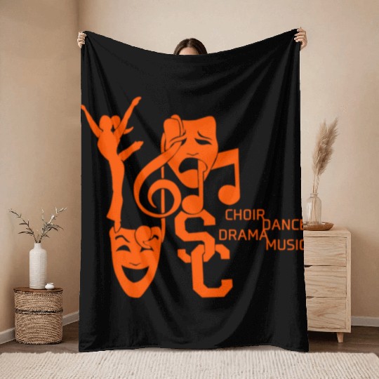 Silver Creek Performing Arts Throw Blankets