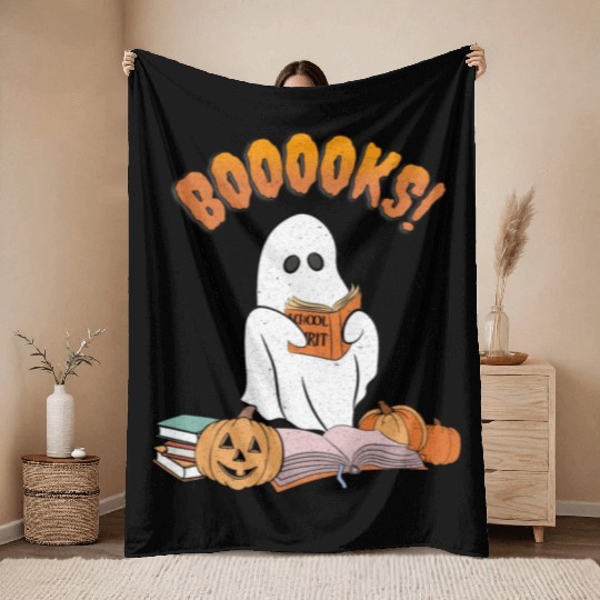 Booooks Throw Blankets
