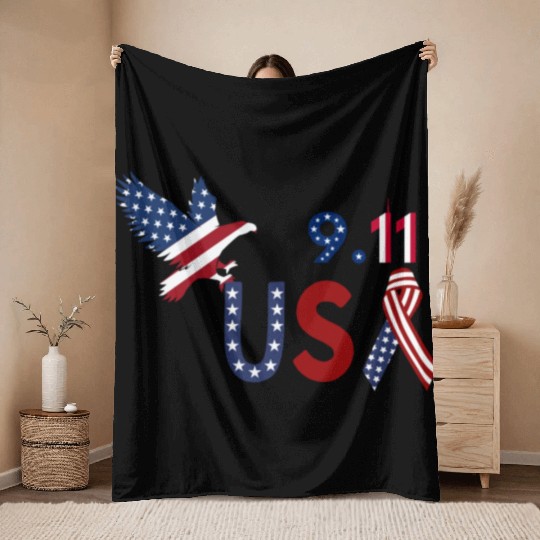 Patriot Day 9.11 Throw Blankets