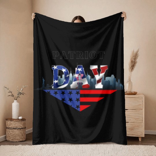 Patriot Day 9.11 Throw Blankets