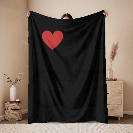 I Love My Girlfriend Throw Blankets