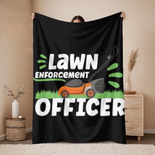 Gardening Plants Gardener lawn mowing Leaf Blower Throw Blankets