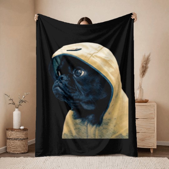 Great design for dog lovers dogs Throw Blankets for men