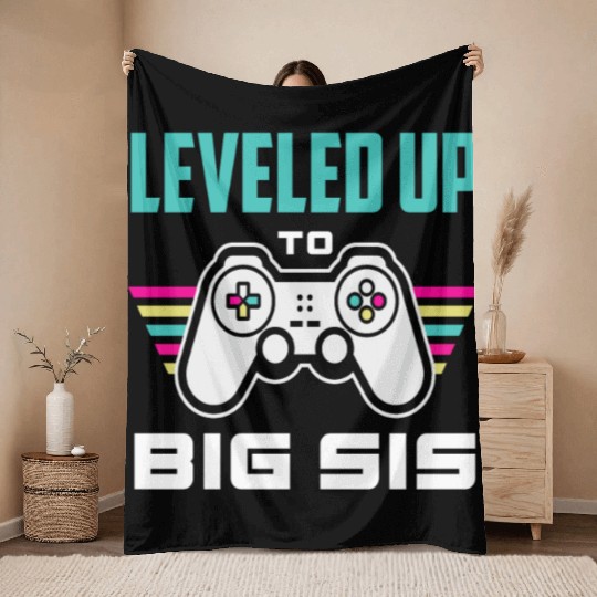Gamer Video Games Sister Throw Blankets