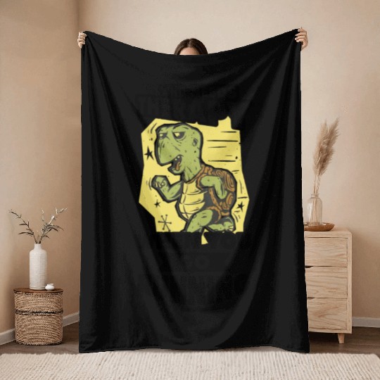 Run jogging sport race training gift Throw Blankets