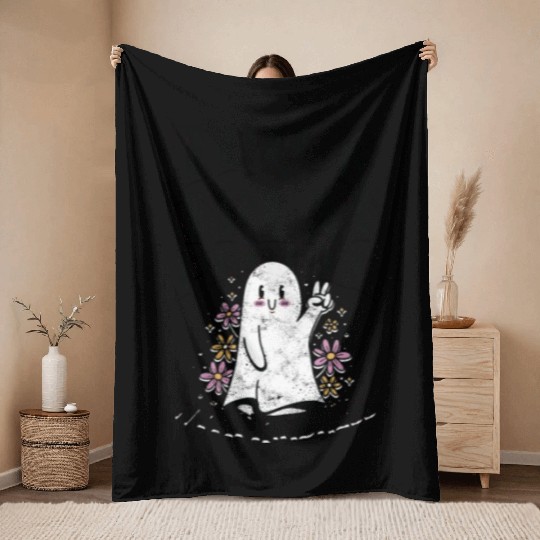 Trick or treat people with kindness - trick or Throw Blankets