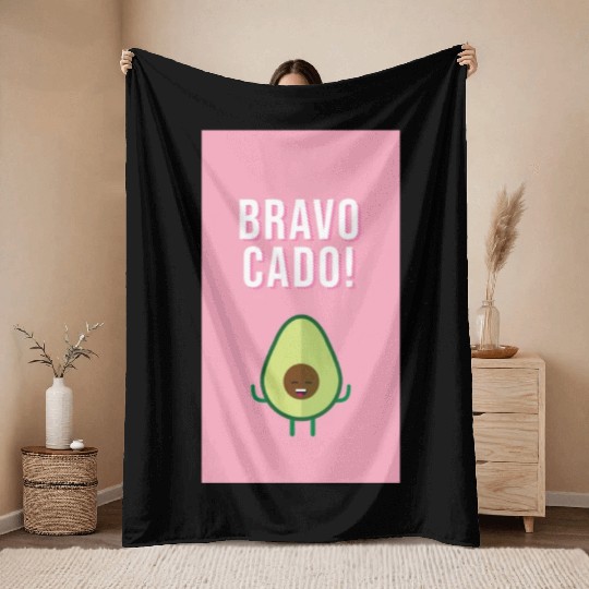Avocado Throw Blankets