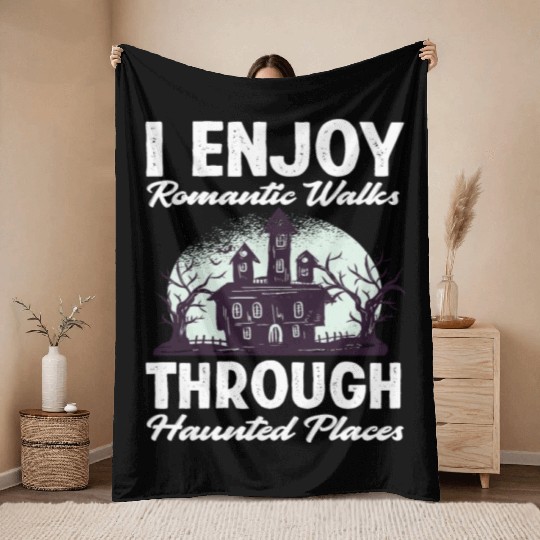 Lost Places Haunts Ghost Hunters Throw Blankets