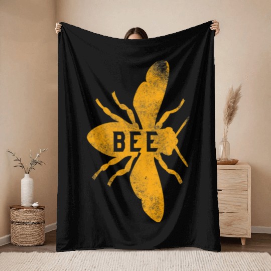 Bee Throw Blankets Save The Bees Throw Blankets Beekeeper Gifts