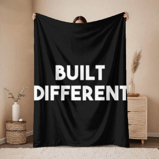 Built Different Throw Blankets
