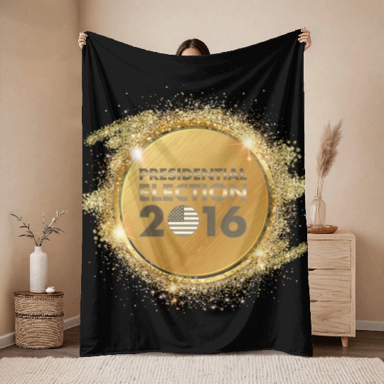 Donald John Trump Throw Blankets