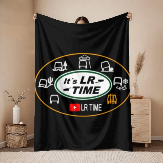 LR Time Cubs Throw Blankets