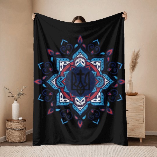 Suppor Ukraine Throw Blankets