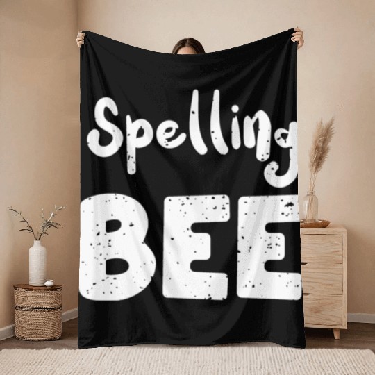 Spelling Bee - Teacher Throw Blankets