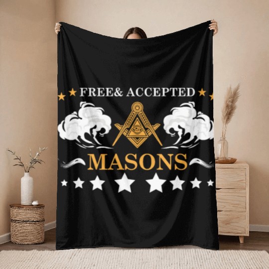 Conspiracy Theories Conspiracy Theorist Freemason Throw Blankets