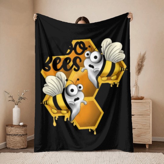 Honey Boo Bees Throw Blankets
