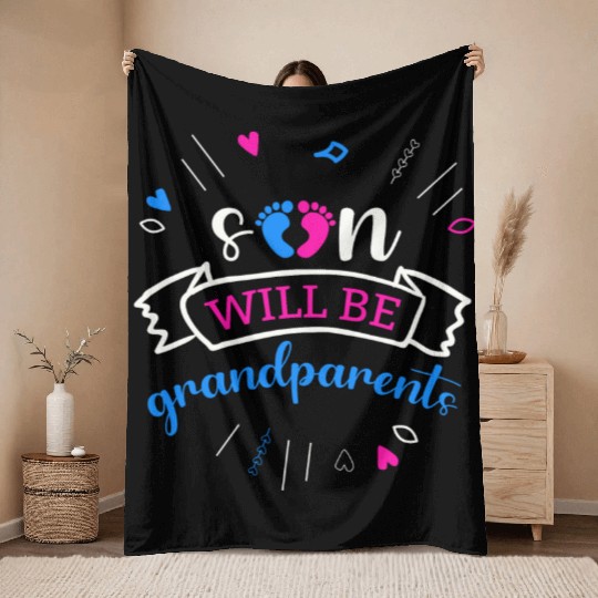 We Will Become Grandparents, Be Grandparents Throw Blankets