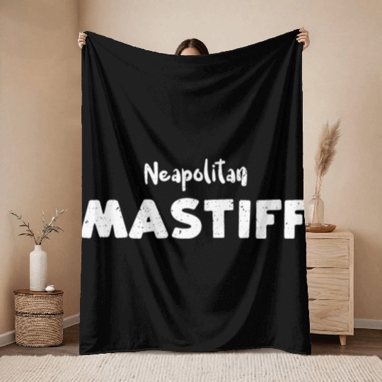 Neapolitan Mastiff - Dogs Throw Blankets