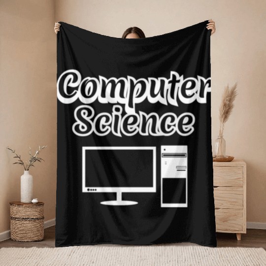computer science Throw Blankets