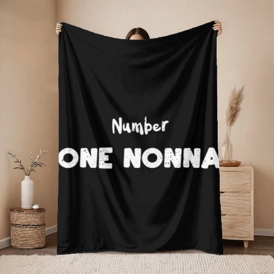 Number One Nonna - Italian Throw Blankets