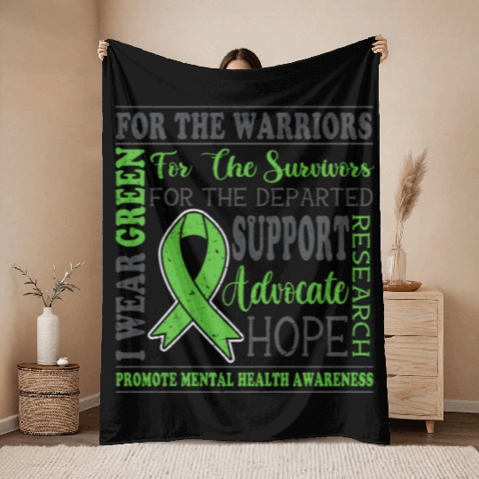 For The Warriors For The Survivors For The Throw Blankets