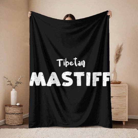 Tibetan Mastiff - Dogs Throw Blankets