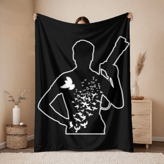 Bird Photography Premium Throw Blankets