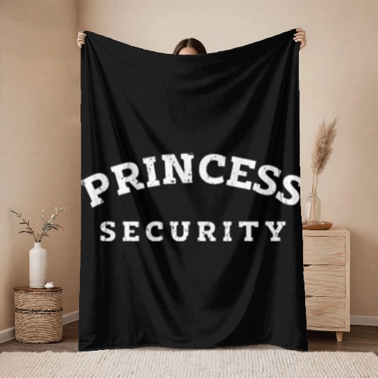 Princess Security - magical Throw Blankets